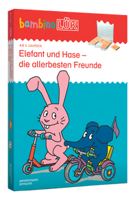 Produktabbildung zu bambinoLÜK-Set - 2/3/4 Jahre - Elefant und Hase - die allerbesten Freunde