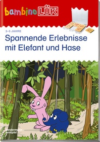 Produktabbildung zu bambinoLÜK - 3/4/5 Jahre - Spannende Erlebnisse mit Elefant und Hase