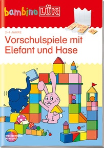 Produktabbildung zu bambinoLÜK - 2/3/4 Jahre - Vorschulspiele mit Elefant und Hase