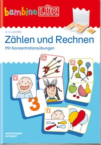 Produktabbildung zu bambinoLÜK - 4/5/6 Jahre - Vorschule - Zählen und Rechnen