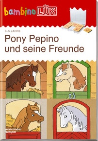 Produktabbildung zu bambinoLÜK - 3/4/5 Jahre - Pony Pepino und seine Freunde