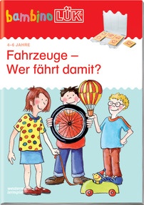Produktabbildung zu bambinoLÜK - 4/5/6 Jahre - Vorschule - Fahrzeuge - Wer fährt damit?