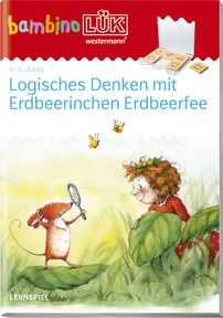 Produktabbildung zu bambinoLÜK - 4/5/6 Jahre - Vorschule - Logisches Denken mit Erdbeerinchen Erdbeerfee