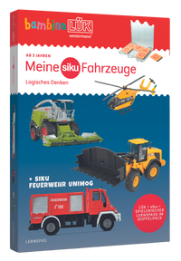 Produktabbildung zu bambinoLÜK-Set - ab 3 Jahre - Meine siku Fahrzeuge - Logisches Denken