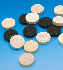 Produktabbildung zu Mühlesteine - aus Holz, 40 St.