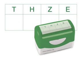 Produktabbildung zu Siebdruck-Stempel Perpetuum - Stellenwert