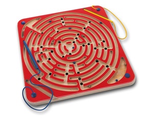 Produktabbildung zu Magnet-Labyrinth - rot