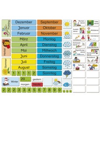 Produktabbildung zu Magnetischer Kalender