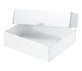 Produktabbildung zu Stülpschachtel weiss - 214 x 151 x 46 mm