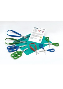 Produktabbildung zu Lernscheren-Basissortiment - Set aus 7 Lern- und Therapiescheren