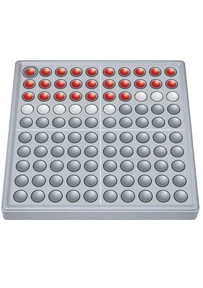 Produktabbildung zu Abaco 100 tricolor - rot-weiss