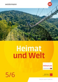Produktabbildung zu Heimat und Welt – Aktuelle Ausgabe für Baden-Württemberg - Prüfauflage Schulbuch 5/6