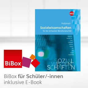 Produktabbildung zu Sozialwissenschaften für die Schweizer Berufsmaturität - BiBox - Digitales Unterrichtssystem - Einzellizenz für Schüler/-innen (4 Schuljahre)