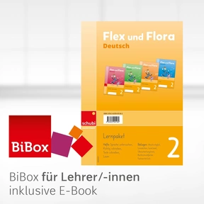 Produktabbildung zu Flex und Flora Deutsch - BiBox - Digitales Unterrichtssystem Paket 2 - Ausgabe Schweiz - Einzellizenz für Lehrpersonen