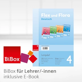 Produktabbildung zu Flex und Flora Deutsch - BiBox - Digitales Unterrichtssystem Paket 4 - Ausgabe Schweiz - Einzellizenz für Lehrpersonen