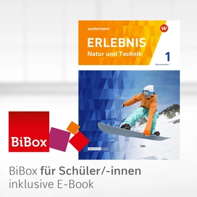 Produktabbildung zu ERLEBNIS Natur und Technik - Differenzierende aktuelle Ausgabe für die Schweiz - BiBox - Digitales Unterrichtssystem 1 - Einzellizenz für Schüler/-innen (1 Schuljahr)