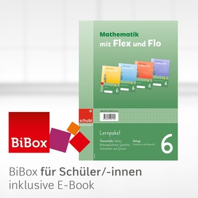 Produktabbildung zu Mathematik mit Flex und Flo - BiBox - Digitales Unterrichtssystem Paket 6 - Ausgabe Schweiz - Einzellizenz für Schüler/-innen (1 Schuljahr)