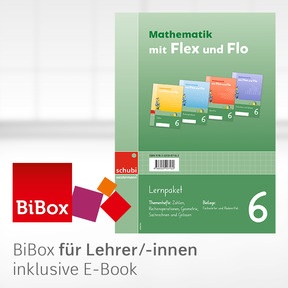 Produktabbildung zu Mathematik mit Flex und Flo - BiBox - Digitales Unterrichtssystem Paket 6 - Ausgabe Schweiz - Einzellizenz für Schüler/-innen (1 Schuljahr)