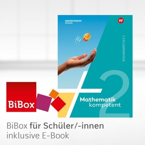 Produktabbildung zu Mathematik Kompetent - BiBox - Digitales Unterrichtssystem 2 - Einzellizenz für Schüler/-innen (1 Schuljahr)