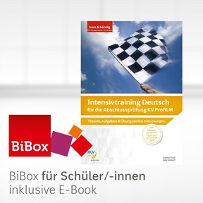 Produktabbildung zu Intensivtraining Deutsch für die Abschlussprüfung KV Profil M - BiBox - Digitales Unterrichtssystem - Einzellizenz für Lernende (4 Jahre)