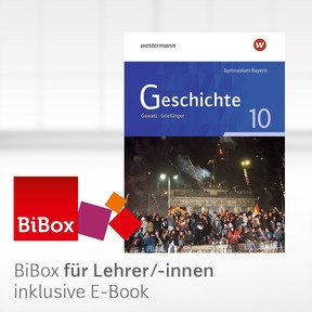 Produktabbildung zu Geschichte - Ausgabe für Gymnasien in Bayern - BiBox - Das digitale Unterrichtssystem 10 - Kollegiumslizenz für Lehrer/-innen (1 Schuljahr)