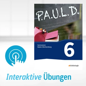 Produktabbildung zu P.A.U.L. D. - Persönliches Arbeits- und Lesebuch Deutsch - Für Gymnasien in Baden-Württemberg u.a. - Interaktive Übungen 6 - Einzellizenz (1 Schuljahr)