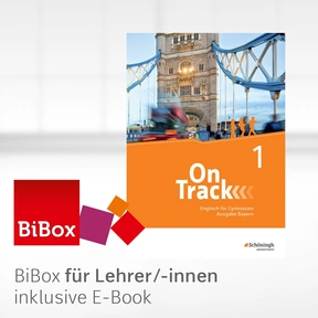 Produktabbildung zu On Track - Englisch für Gymnasien - Ausgabe Bayern - BiBox - Das digitale Unterrichtssystem 1 - Einzellizenz für Lehrer/-innen (Dauerlizenz)