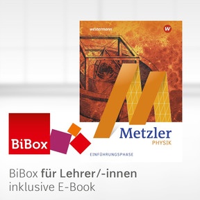 Produktabbildung zu Metzler Physik SII - Allgemeine Ausgabe 2022 - BiBox - Das digitale Unterrichtssystem Einführungsphase - Kollegiumslizenz für Lehrer/-innen (1 Schuljahr)