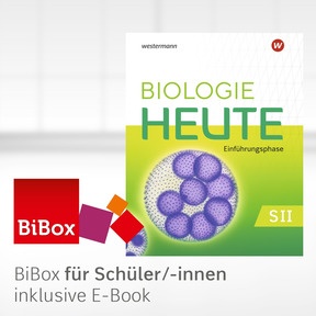 Produktabbildung zu Biologie heute SII - Ausgabe 2022 für Nordrhein-Westfalen - BiBox - Das digitale Unterrichtssystem E-Phase - Einzellizenz für Schüler/-innen PrintPlus (1 Schuljahr)