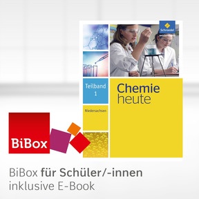 Produktabbildung zu Chemie heute SI - Aktuelle Ausgabe für Niedersachsen - BiBox - Das digitale Unterrichtssystem Teilband 1 - Klassensatz PrintPlus (1 Schuljahr)