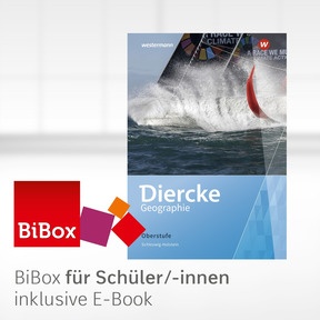 Produktabbildung zu Diercke Geographie Oberstufe - Ausgabe 2022 Schleswig-Holstein - BiBox - Das digitale Unterrichtssystem - Einzellizenz für Schüler/-innen PrintPlus (1 Schuljahr)