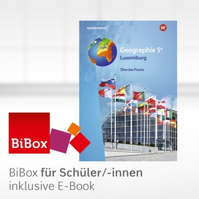 Produktabbildung zu Diercke Praxis – Enseignement secondaire classique - Aktuelle Ausgabe für Luxemburg - BiBox - Das digitale Unterrichtssystem 9 - Einzellizenz für Schüler/-innen (1 Schuljahr)