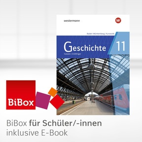 Produktabbildung zu Geschichte - Ausgabe 2021 für die Kursstufe in Baden-Württemberg - BiBox - Das digitale Unterrichtssystem 11 - Einzellizenz für Schüler/-innen PrintPlus (1 Schuljahr)