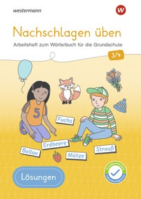 Produktabbildung zu Westermann Unterrichtsmaterialien Grundschule - Lösungen Nachschlagen üben 3/4 - Download