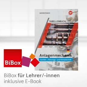 Produktabbildung zu Anlagenmechanik für Sanitär-, Heizungs- und Klimatechnik - BiBox - Das digitale Unterrichtssystem - Einzellizenz für Lehrer/-innen (Dauerlizenz) - 5. Auflage 2023