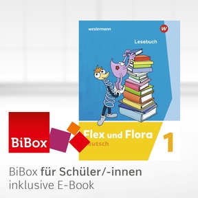 Produktabbildung zu Flex und Flora - Ausgabe 2021 - BiBox - Das digitale Unterrichtssystem zum Lesebuch 1 - Einzellizenz für Schüler/-innen (1 Schuljahr)