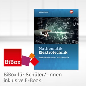 Produktabbildung zu Mathematik Elektrotechnik - BiBox - Das digitale Unterrichtssystem Gesamtband - Einzellizenz für Schüler/-innen (4 Schuljahre) - 2. Auflage 2022