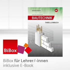 Produktabbildung zu Bautechnik Tabellen - BiBox - Das digitale Unterrichtssystem - Kollegiumslizenz für Lehrer/-innen (Dauerlizenz) - 17. Auflage 2024