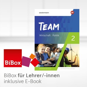 Produktabbildung zu TEAM - Arbeitsbücher für Politik und Wirtschaft - Differenzierende Ausgabe Nordrhein-Westfalen – Ausgabe 2020 - BiBox - Das digitale Unterrichtssystem 2 - Kollegiumslizenz für Lehrer/-innen (Dauerlizenz)