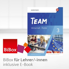 Produktabbildung zu TEAM - Arbeitsbücher für Politik und Wirtschaft - Differenzierende Ausgabe Nordrhein-Westfalen – Ausgabe 2020 - BiBox - Das digitale Unterrichtssystem 3 - Kollegiumslizenz für Lehrer/-innen (Dauerlizenz)
