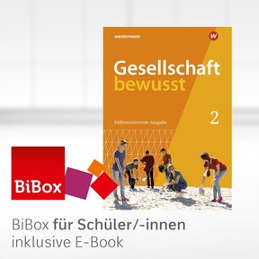 Produktabbildung zu Gesellschaft bewusst - Ausgabe 2021 für Nordrhein-Westfalen - BiBox - Das digitale Unterrichtssystem 2 - Einzellizenz für Schüler/-innen (1 Schuljahr)