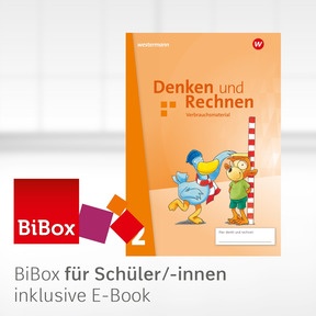 Produktabbildung zu Denken und Rechnen - Allgemeine Ausgabe 2024 - BiBox - Das digitale Unterrichtssystem 2 zur Verbrauchsversion - Einzellizenz für Schüler/-innen (1 Schuljahr)