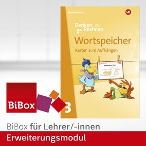 Produktabbildung zu Denken und Rechnen - Allgemeine Ausgabe 2024 - BiBox - Erweiterungsmodul Wortspeicherkarten 3 zur Ausleihversion - Einzellizenz für Lehrer/-innen (Dauerlizenz)