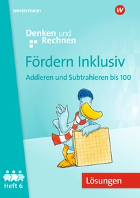 Produktabbildung zu Fördern Inklusiv - Ausgabe 2024 - Lösungen zu Heft 6: Addieren und Subtrahieren bis 100 (Download) - Denken und Rechnen