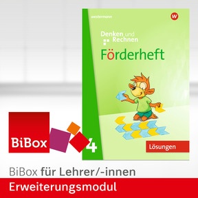 Produktabbildung zu Denken und Rechnen - Allgemeine Ausgabe 2024 - BiBox - Erweiterungsmodul Lösungen Förderheft 4 zur Verbrauchsversion - Einzellizenz für Lehrer/-innen (Dauerlizenz)