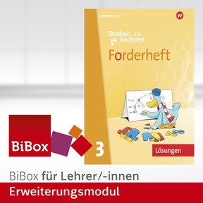 Produktabbildung zu Denken und Rechnen - Allgemeine Ausgabe 2024 - BiBox - Erweiterungsmodul Lösungen Forderheft 3 zur Verbrauchsversion - Einzellizenz für Lehrer/-innen (Dauerlizenz)
