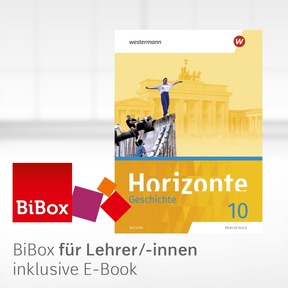 Produktabbildung zu Horizonte - Geschichte  - Ausgabe 2018 für Realschulen in Bayern - BiBox - Das digitale Unterrichtssystem 10 - Kollegiumslizenz für Lehrer/-innen (1 Schuljahr)