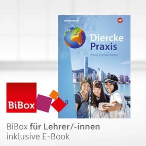 Produktabbildung zu Diercke Praxis SI - Aktuelle Ausgabe für Gymnasien im Saarland - BiBox - Das digitale Unterrichtssystem 8 - Kollegiumslizenz für Lehrer/-innen (1 Schuljahr)