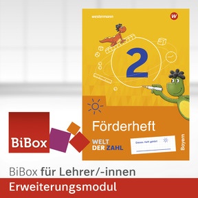 Produktabbildung zu Welt der Zahl - Ausgabe 2022 für Bayern - BiBox - Erweiterungsmodul Lösungen Förderheft 2 - Kollegiumslizenz für Lehrer/-innen (Dauerlizenz)
