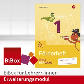 Produktabbildung zu Welt der Zahl - Allgemeine Ausgabe 2021 - BiBox - Erweiterungsmodul Lösungen Förderheft 1 - Kollegiumslizenz für Lehrer/-innen (Dauerlizenz)